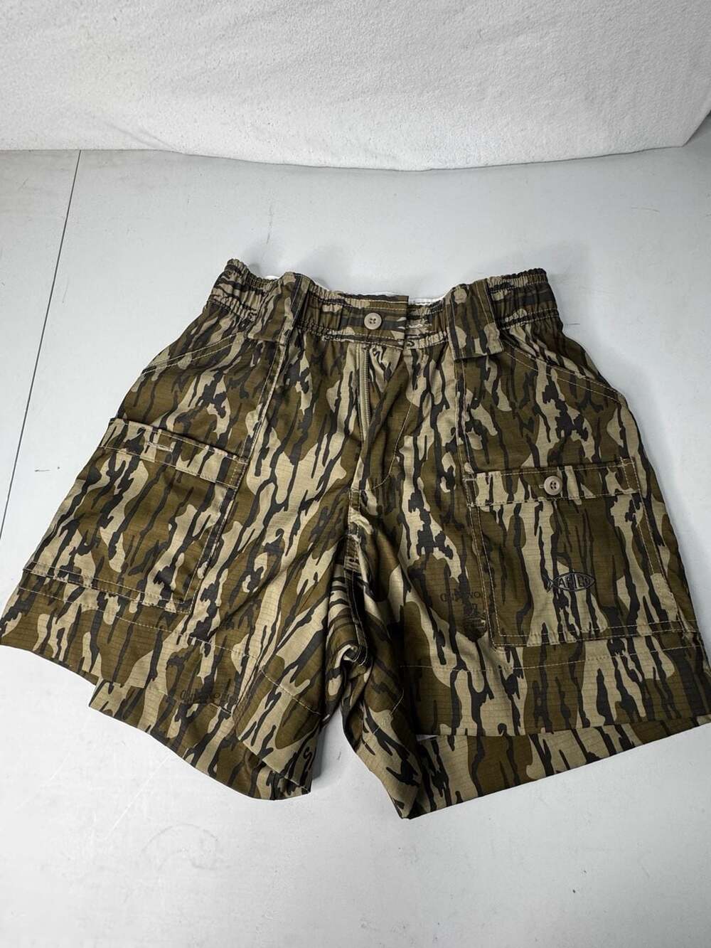 AFTCO Original Fishing Short Size 28 Bottomland Camo Mossy Oak